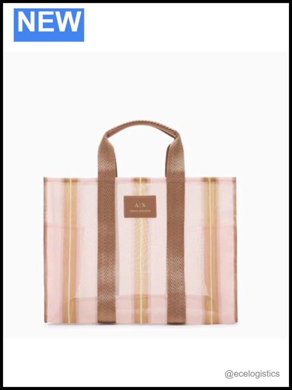 See Thru Tote Bag Clear Carrier Lightweight Machine Washable Top Handle